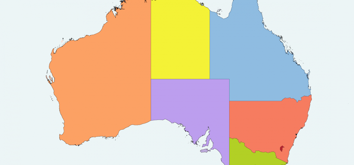 patois Isbjørn Indvandring Australia's states and territories – Edvisor Academy